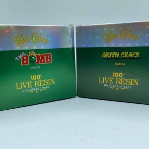 big chief live resin disposable